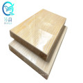 Qinge Tablero de bloques de madera de 44 mm con revestimiento de melamina Tablero de bloque de pino álamo Alcacia Core con certificado CARB